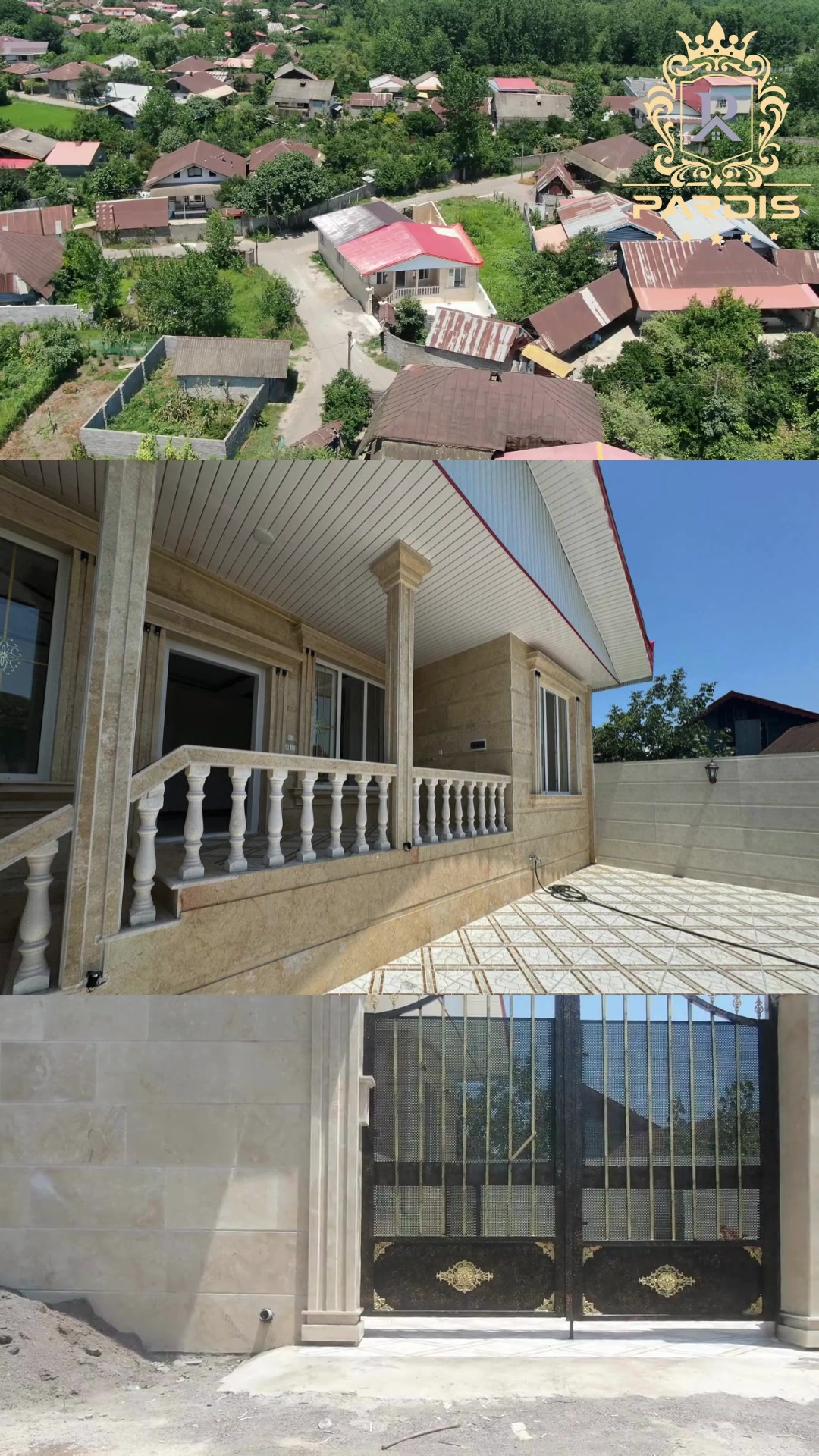 ویلا نوساز حیاط دار 215 متر زمین 102 متر بنا در شیپور