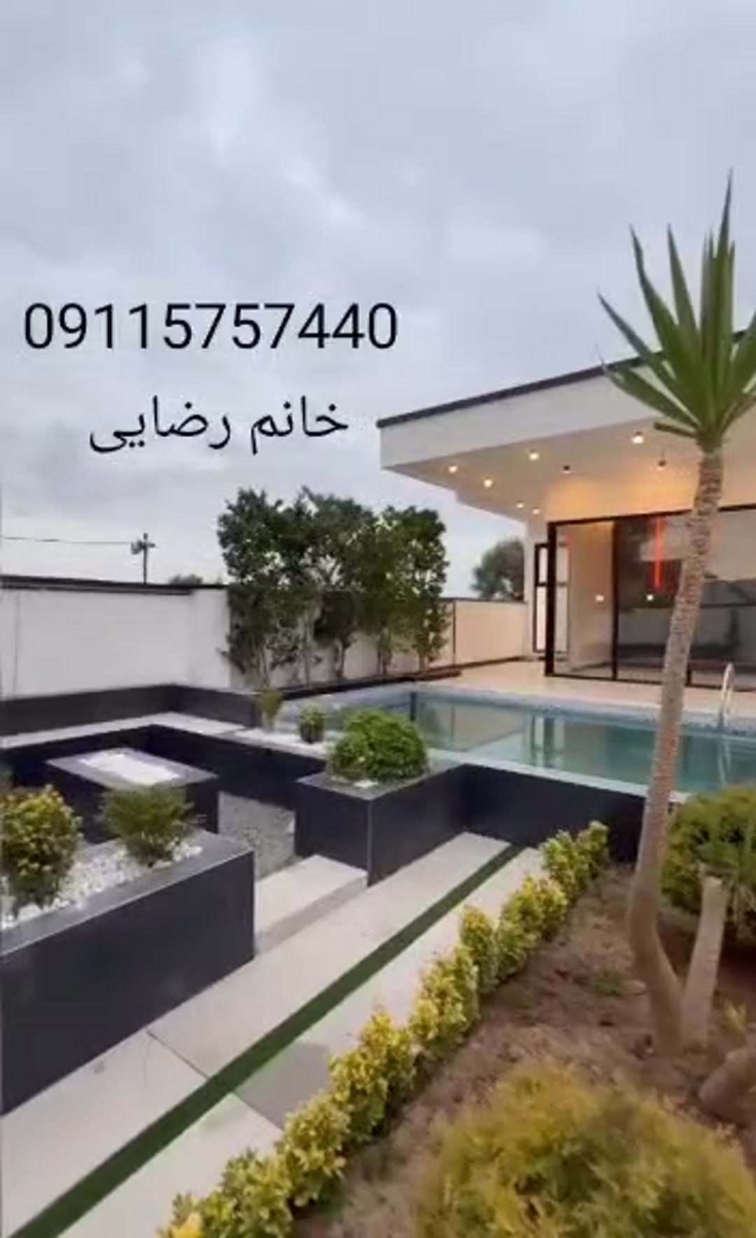 ویلا مدرن 250 متر دشت نور استخر4فصل فقط7/5 فروش فوری